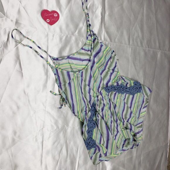 Victoria's Secret Multicolor Striped Romper XS - Picture 4 of 6